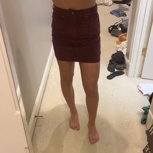 Garage Corduroy Mini Skirt